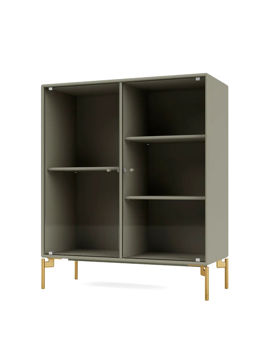 Ripple II Vitrineskab, inkl. ben fra Montana