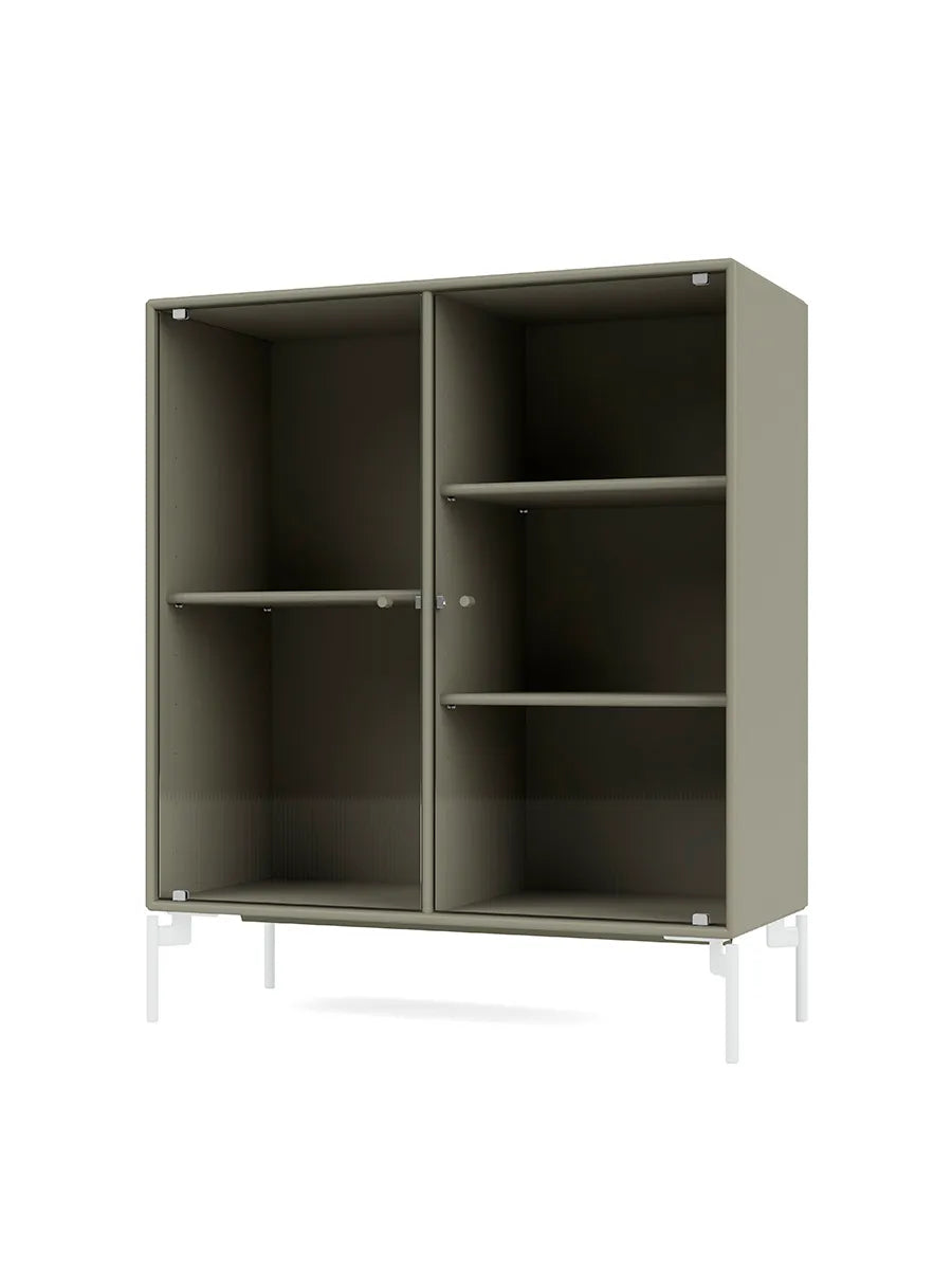 Ripple II Vitrineskab, inkl. ben fra Montana