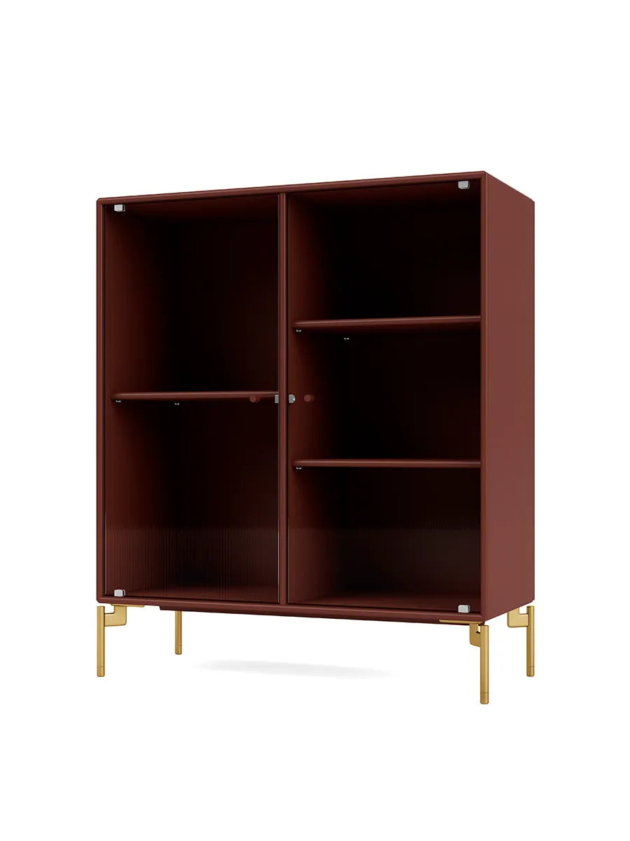 Ripple II Vitrineskab, inkl. ben fra Montana