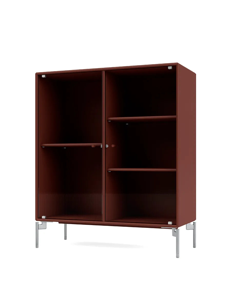 Ripple II Vitrineskab, inkl. ben fra Montana