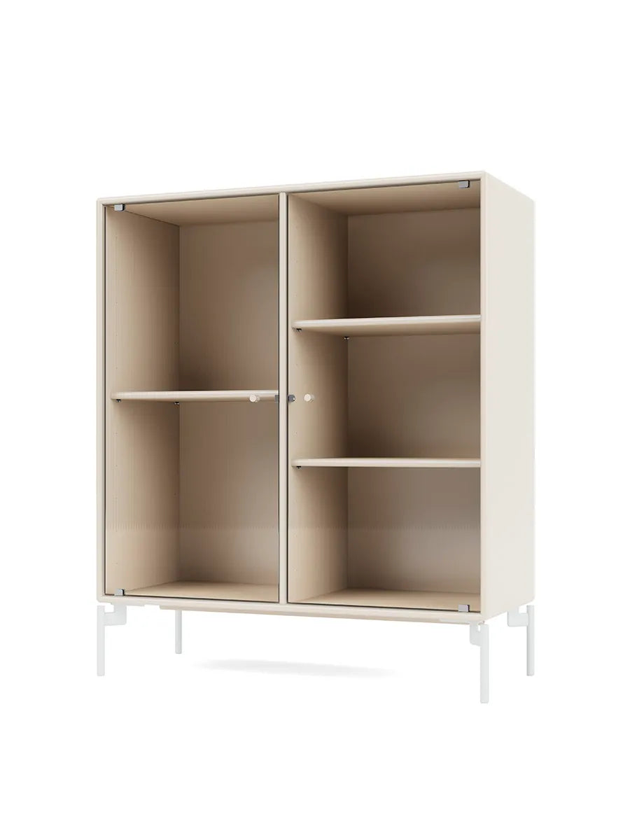 Ripple II Vitrineskab, inkl. ben fra Montana