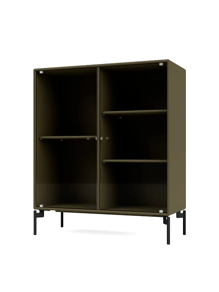 Ripple II Vitrineskab, inkl. ben fra Montana