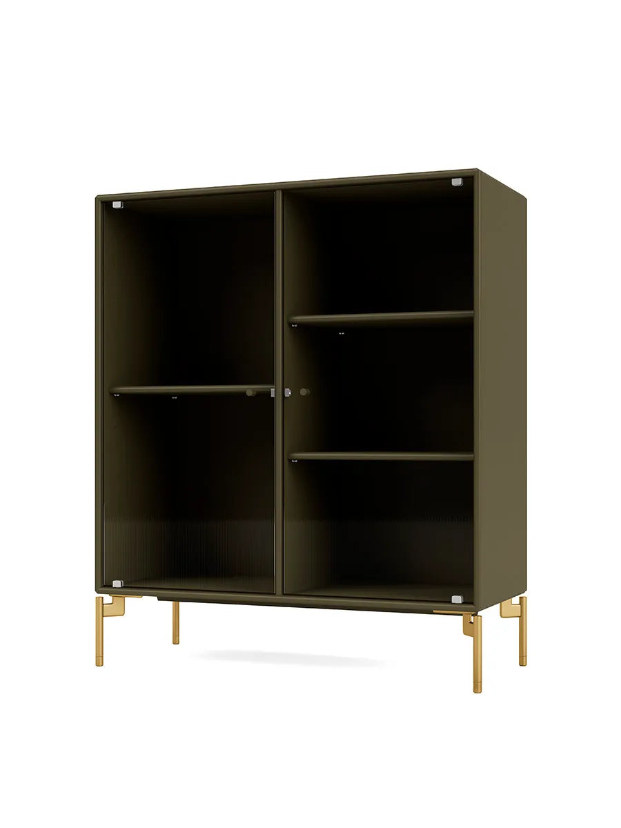 Ripple II Vitrineskab, inkl. ben fra Montana