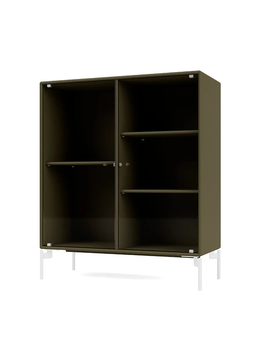 Ripple II Vitrineskab, inkl. ben fra Montana