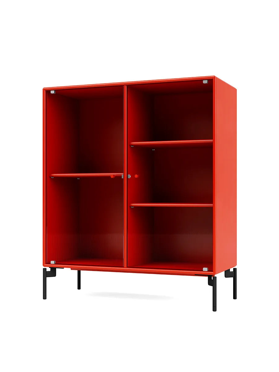 Ripple II Vitrineskab, inkl. ben fra Montana