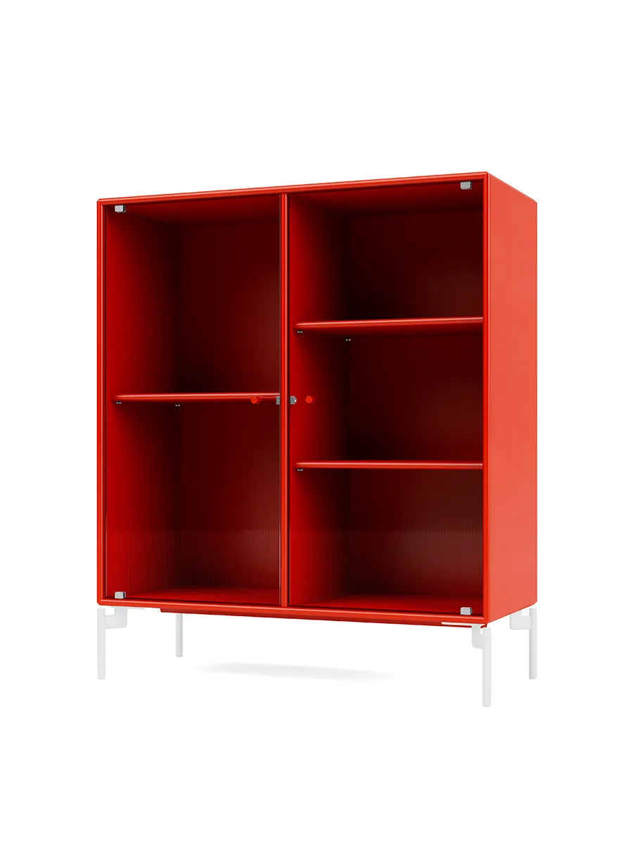 Ripple II Vitrineskab, inkl. ben fra Montana