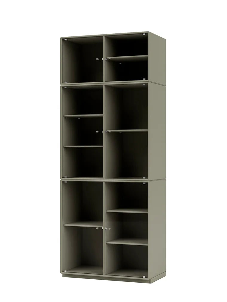 Ripple IV Vitrineskab, inkl. sokkel fra Montana