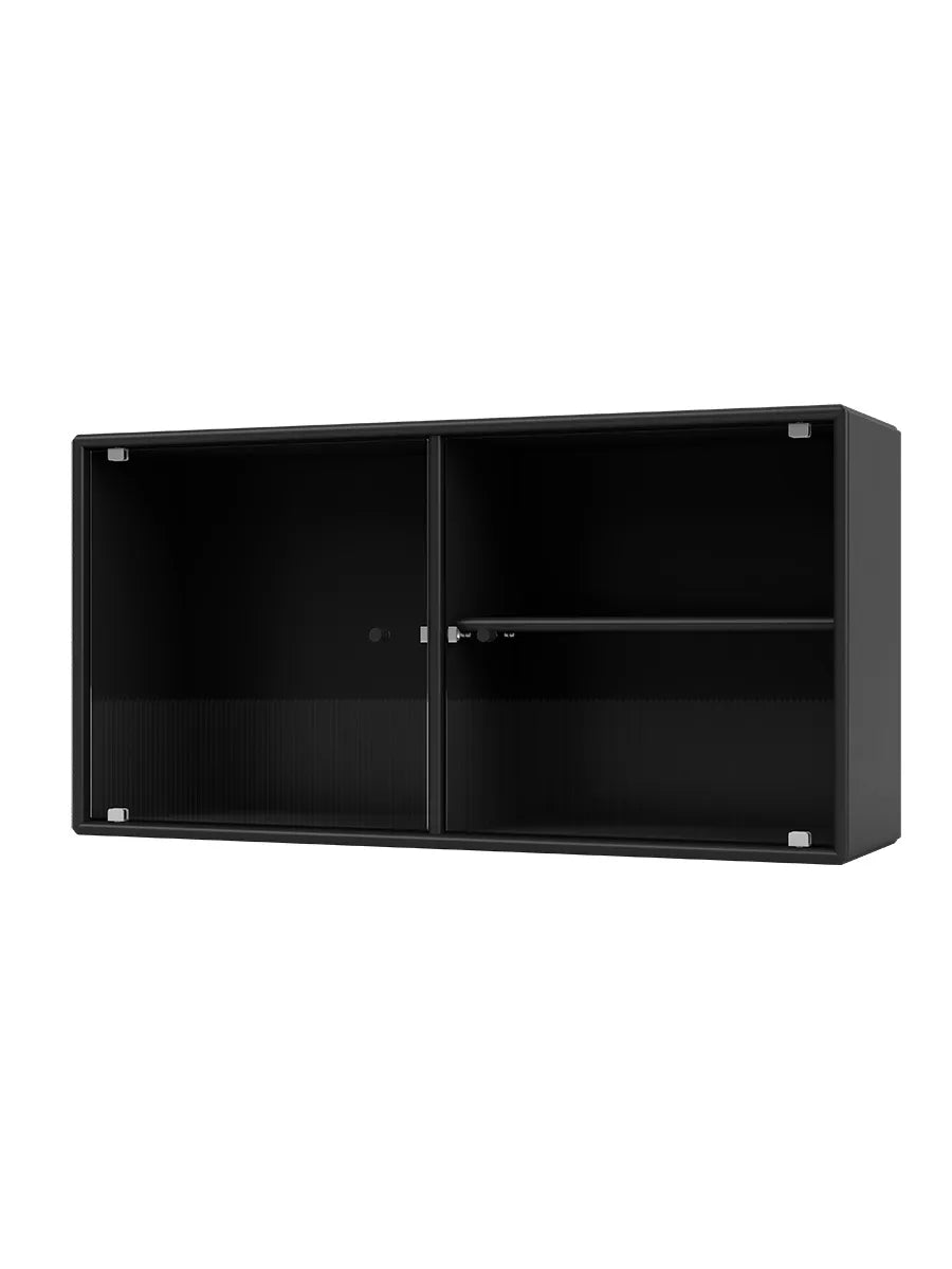 Ripple I Vitrineskab fra Montana - Black - Jacobsen Plus