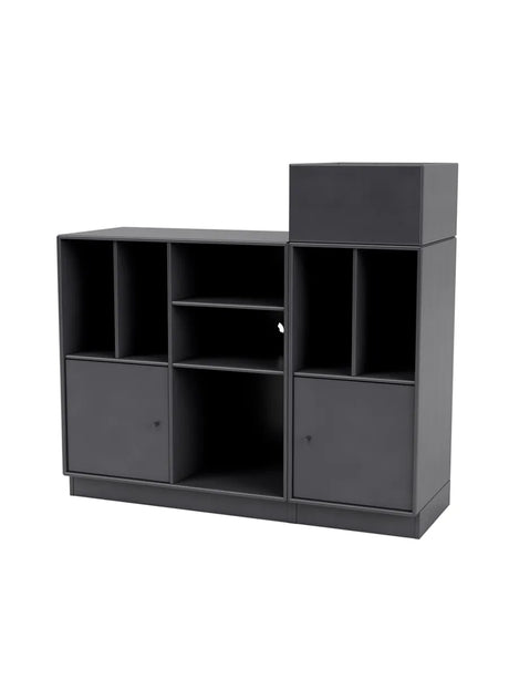 Spin III Modul fra Montana - Coal / Inkl. sokkel 7 cm - Jacobsen Plus