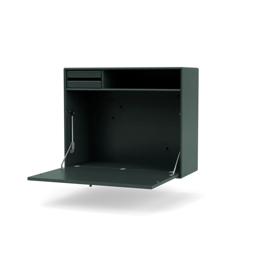 Studio Sekretær Med Opslagstavle fra Montana - Black Jade - Jacobsen Plus
