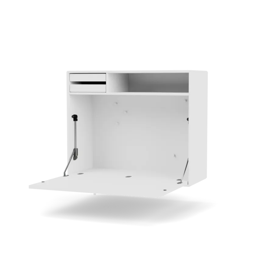 Studio Sekretær Med Opslagstavle fra Montana - New white - Jacobsen Plus