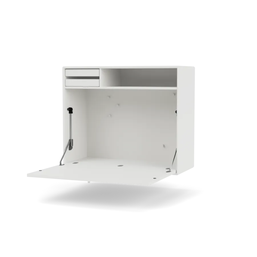 Studio Sekretær Med Opslagstavle fra Montana - Hvid (white 01) - Jacobsen Plus