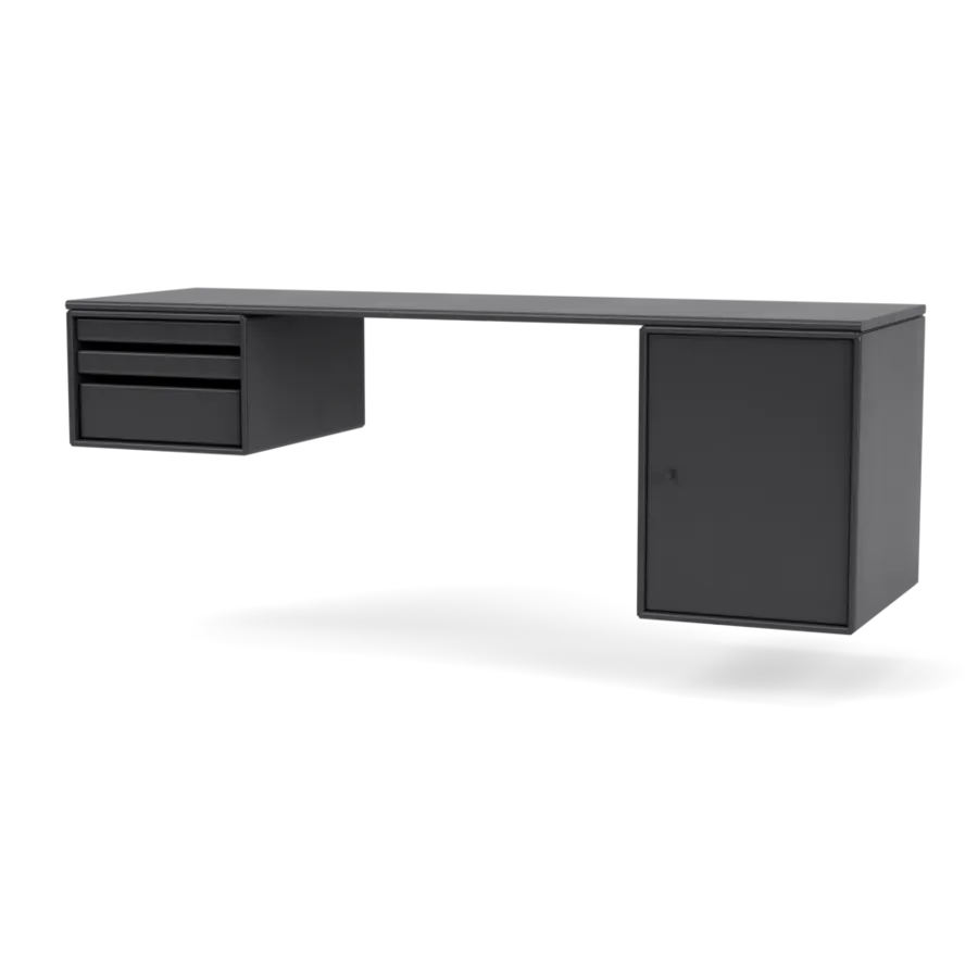 Workshop Skrivebord fra Montana - Anthracite - Jacobsen Plus