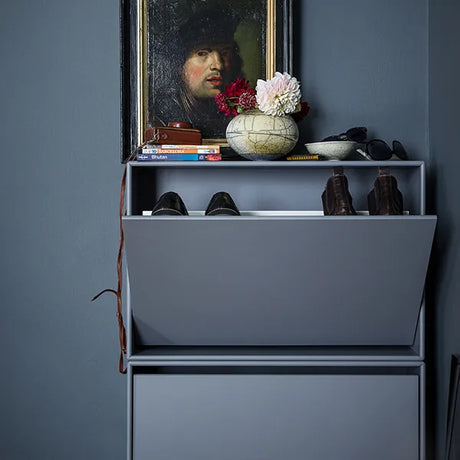 Skoskab, dybde 30 cm fra Montana - Anthracite - Jacobsen Plus