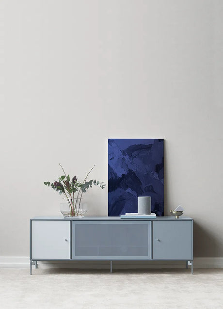 TV & Sound modul Octave III, SI13 medium, inkl. hjul fra Montana - New white - Jacobsen Plus