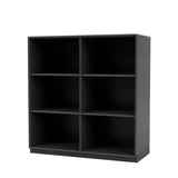 1113 reol inkl. sokkel fra Montana - Anthracite / Sokkel 3 cm - Jacobsen Plus
