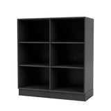 1113 reol inkl. sokkel fra Montana - Anthracite / Sokkel 7 cm - Jacobsen Plus