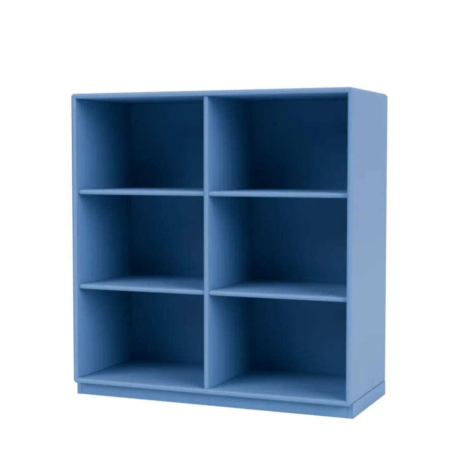 1113 reol inkl. sokkel fra Montana - Azure / Sokkel 3 cm - Jacobsen Plus