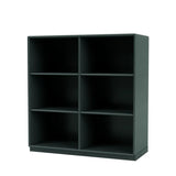 1113 reol inkl. sokkel fra Montana - Black Jade / Sokkel 3 cm - Jacobsen Plus