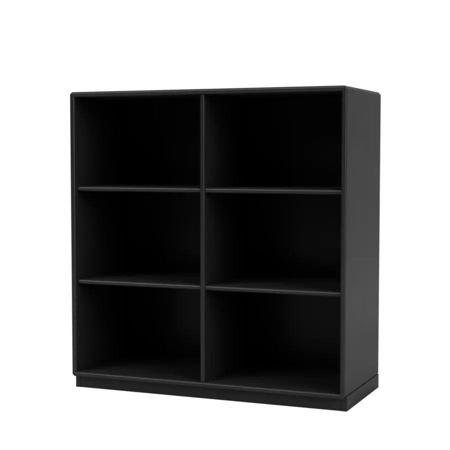 1113 reol inkl. sokkel fra Montana - Black / Sokkel 3 cm - Jacobsen Plus