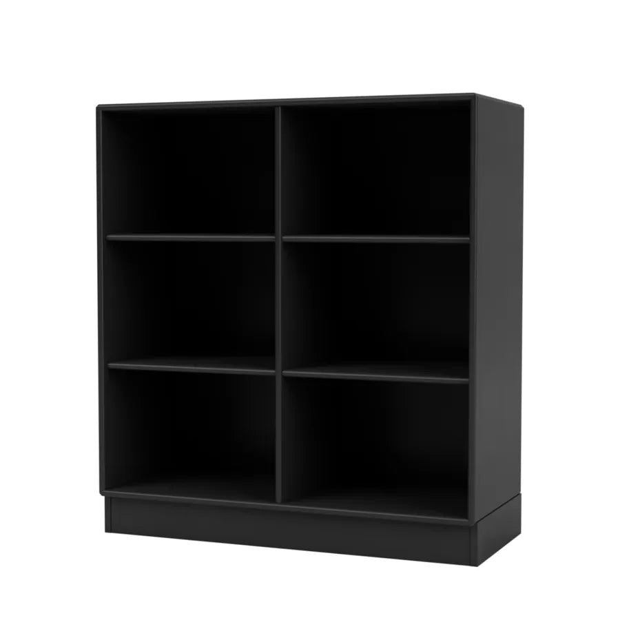 1113 reol inkl. sokkel fra Montana - Black / Sokkel 7 cm - Jacobsen Plus