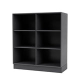 1113 reol inkl. sokkel fra Montana - Coal / Sokkel 7 cm - Jacobsen Plus