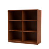 1113 reol inkl. sokkel fra Montana - Hazelnut / Sokkel 3 cm - Jacobsen Plus