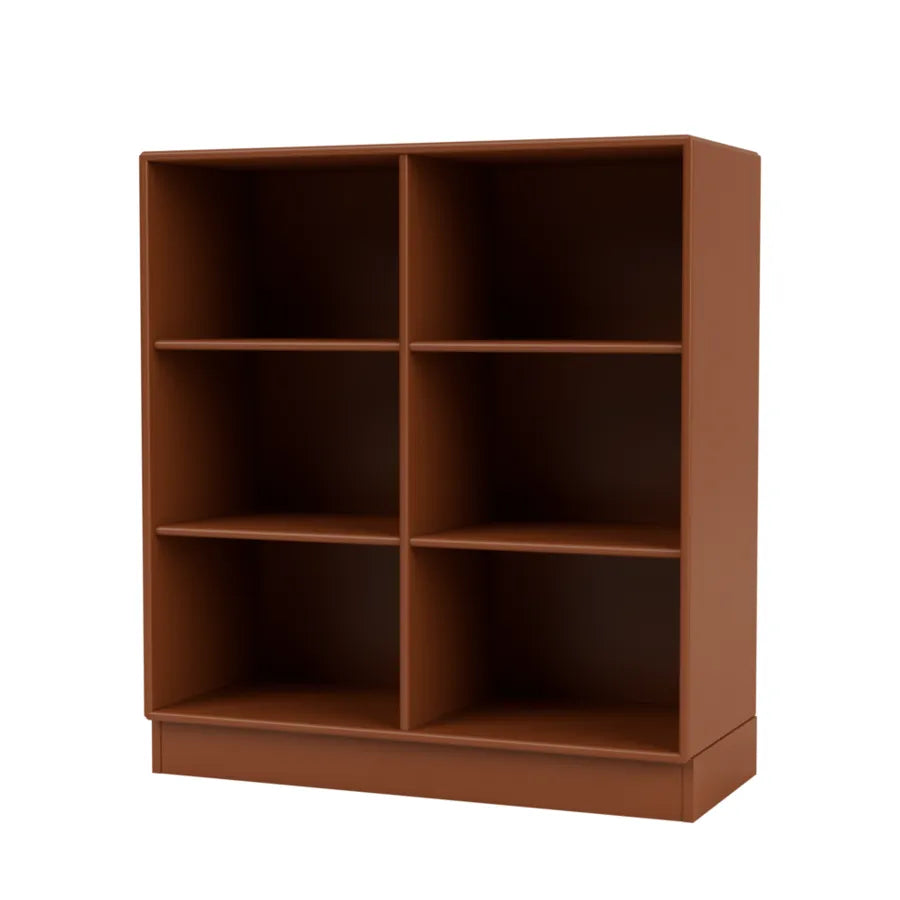 1113 reol inkl. sokkel fra Montana - Hazelnut / Sokkel 7 cm - Jacobsen Plus