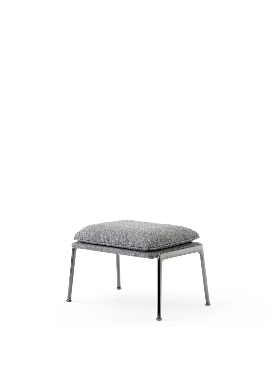 Muno LN20 Footstool fra &Tradition - Hallingdal 0126 / Dark Chrome - Jacobsen Plus