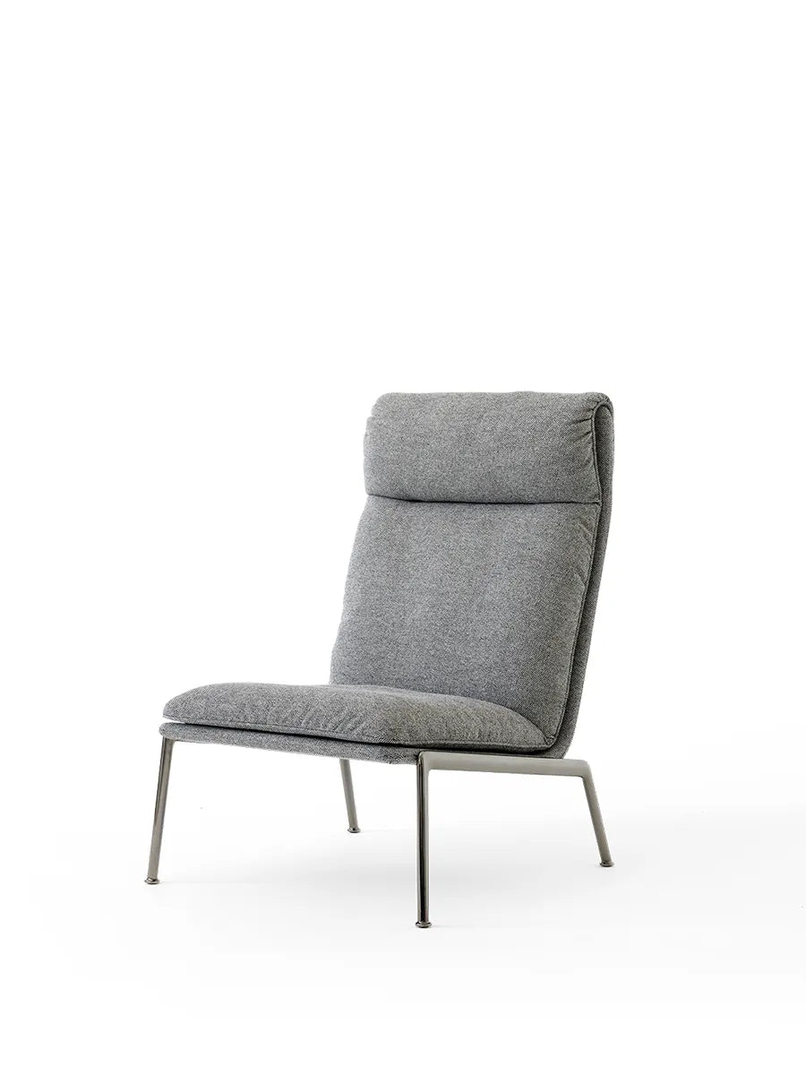 Muno LN16 Lounge Chair fra &Tradition - Hallingdal 0126 / Dark Chrome - Jacobsen Plus