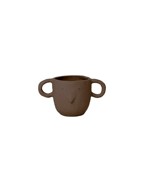 Mus Plant Pot, small fra Ferm Living - Red brown - Jacobsen Plus