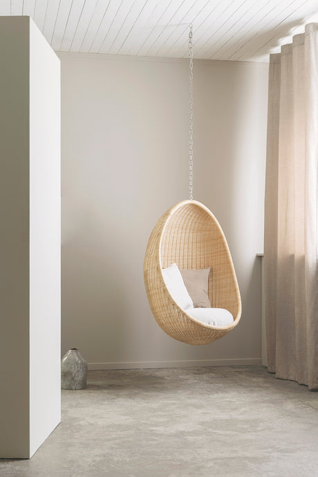 Hanging Egg inkl. kæde fra Sika-design - A622 Crumble - Beige - Jacobsen Plus