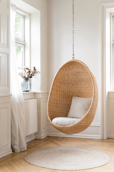 Hanging Egg inkl. kæde fra Sika-design - A622 Crumble - Beige - Jacobsen Plus