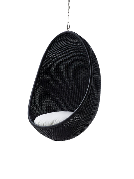 Outdoor Hanging Egg, Black af Nanna Ditzel - 1 - Jacobsen Plus