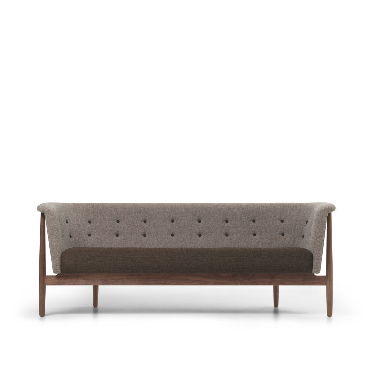 ND52-3 Vita 3 pers. sofa af Nanna Ditzel - Valnød olie / Hallingdal 65 270/370 - Jacobsen Plus