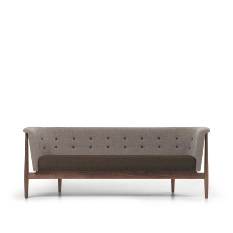 ND52-3 Vita 3 pers. sofa af Nanna Ditzel - Valnød olie / Hallingdal 65 270/370 - Jacobsen Plus