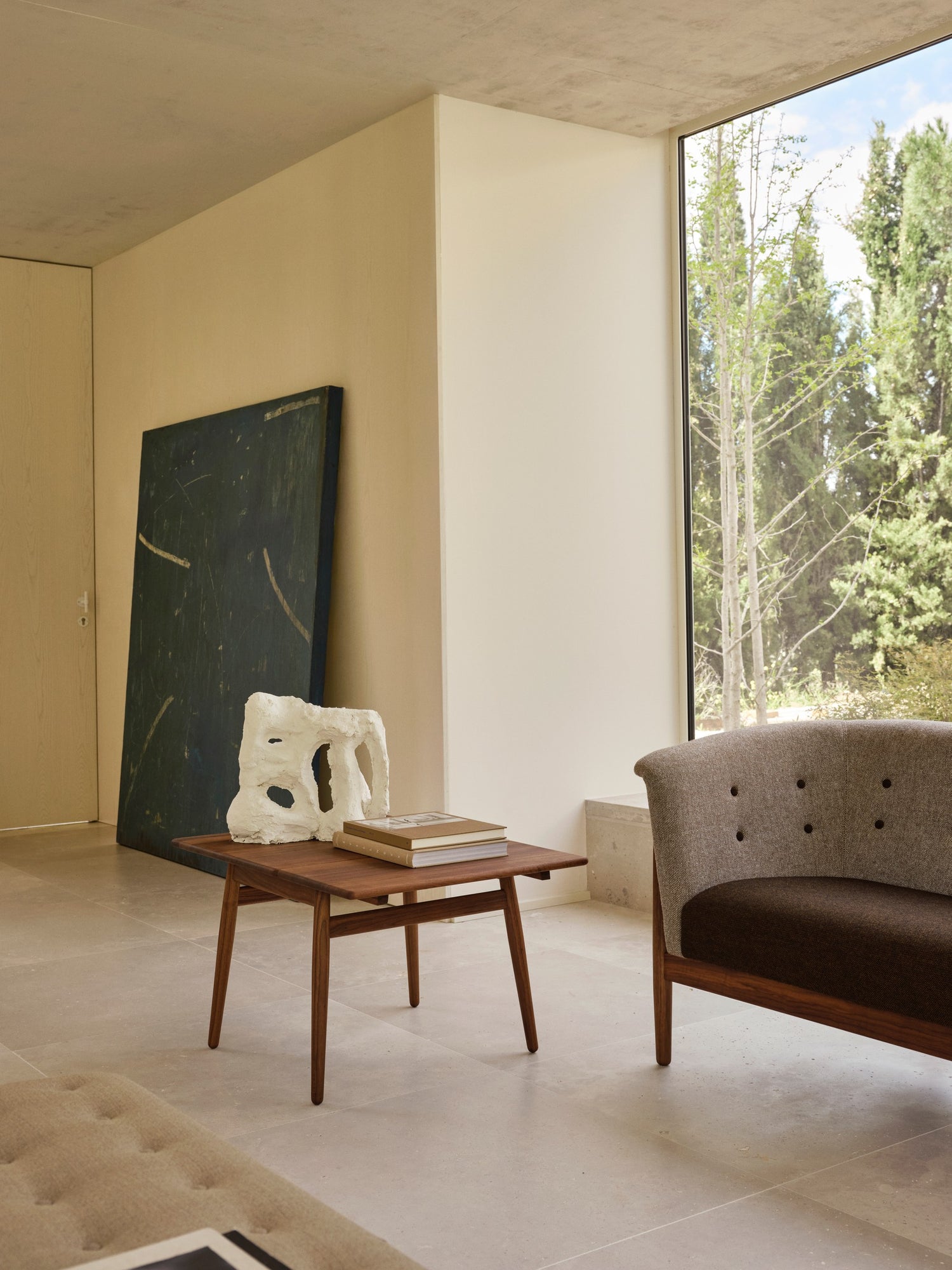 ND55 sofabord, valnød olie af Nanna Ditzel