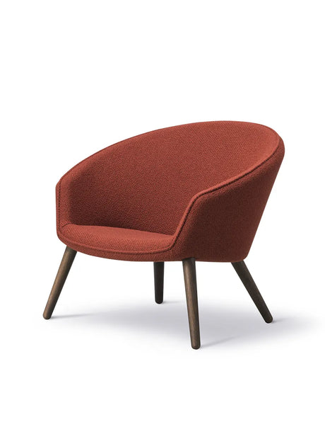 Ditzel Lounge Chair fra Fredericia Furniture - Stofgruppe 1 / Eg lak - Jacobsen Plus