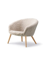 Ditzel Lounge Chair, lammeskind fra Fredericia Furniture - Eg - Jacobsen Plus