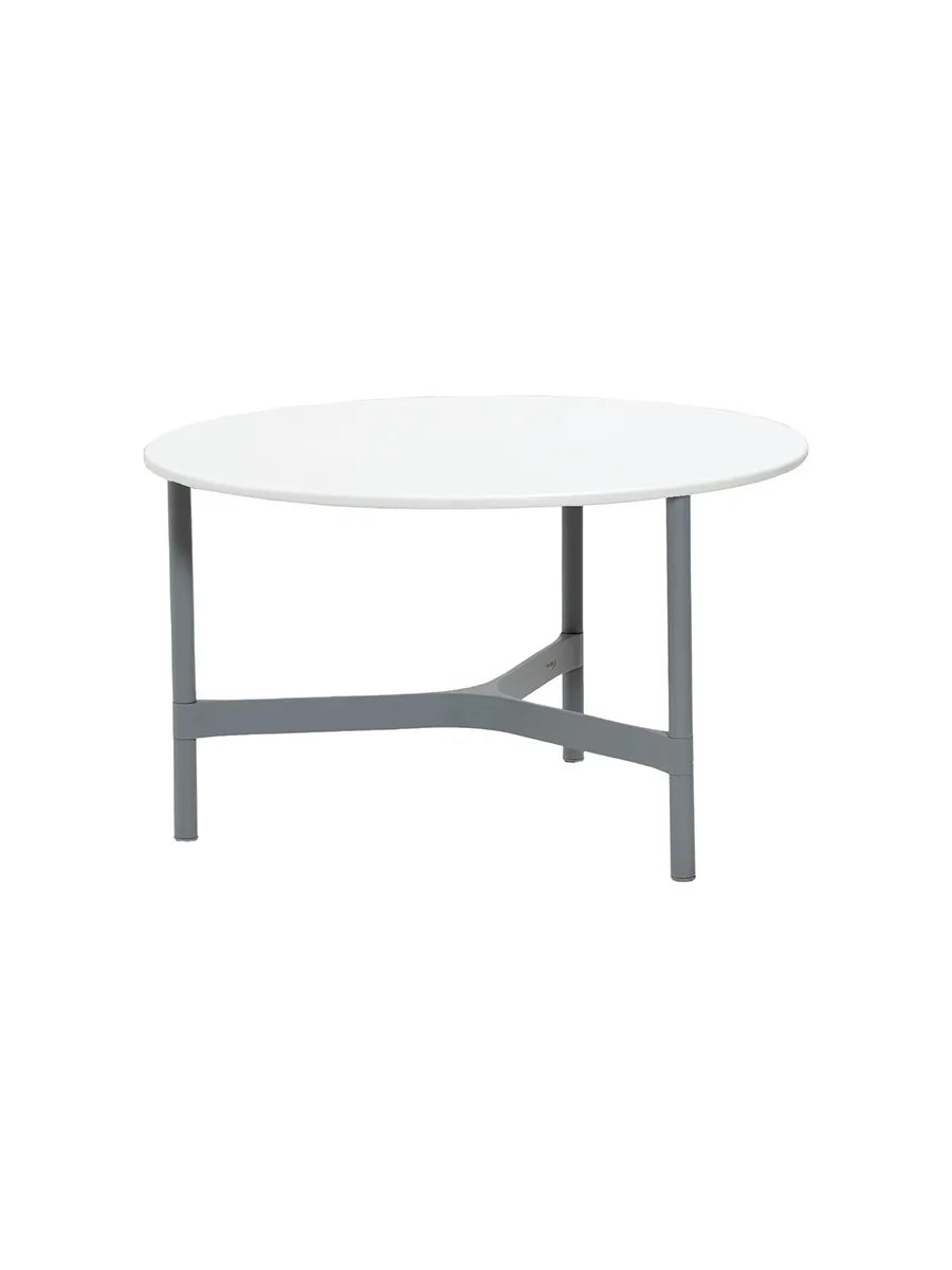 Twist Sofabord, medium fra Cane-line - Light grey / White (Hi-Core) - Jacobsen Plus