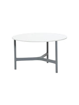 Twist Sofabord, medium fra Cane-line - Light grey / White (Hi-Core) - Jacobsen Plus