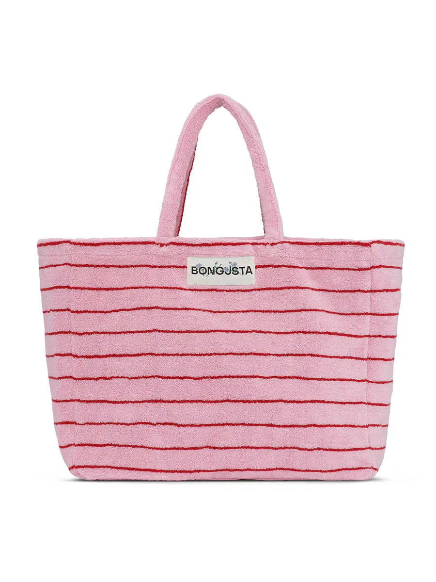 Naram Weekend bag - Baby pink & Ski patrol fra Bongusta