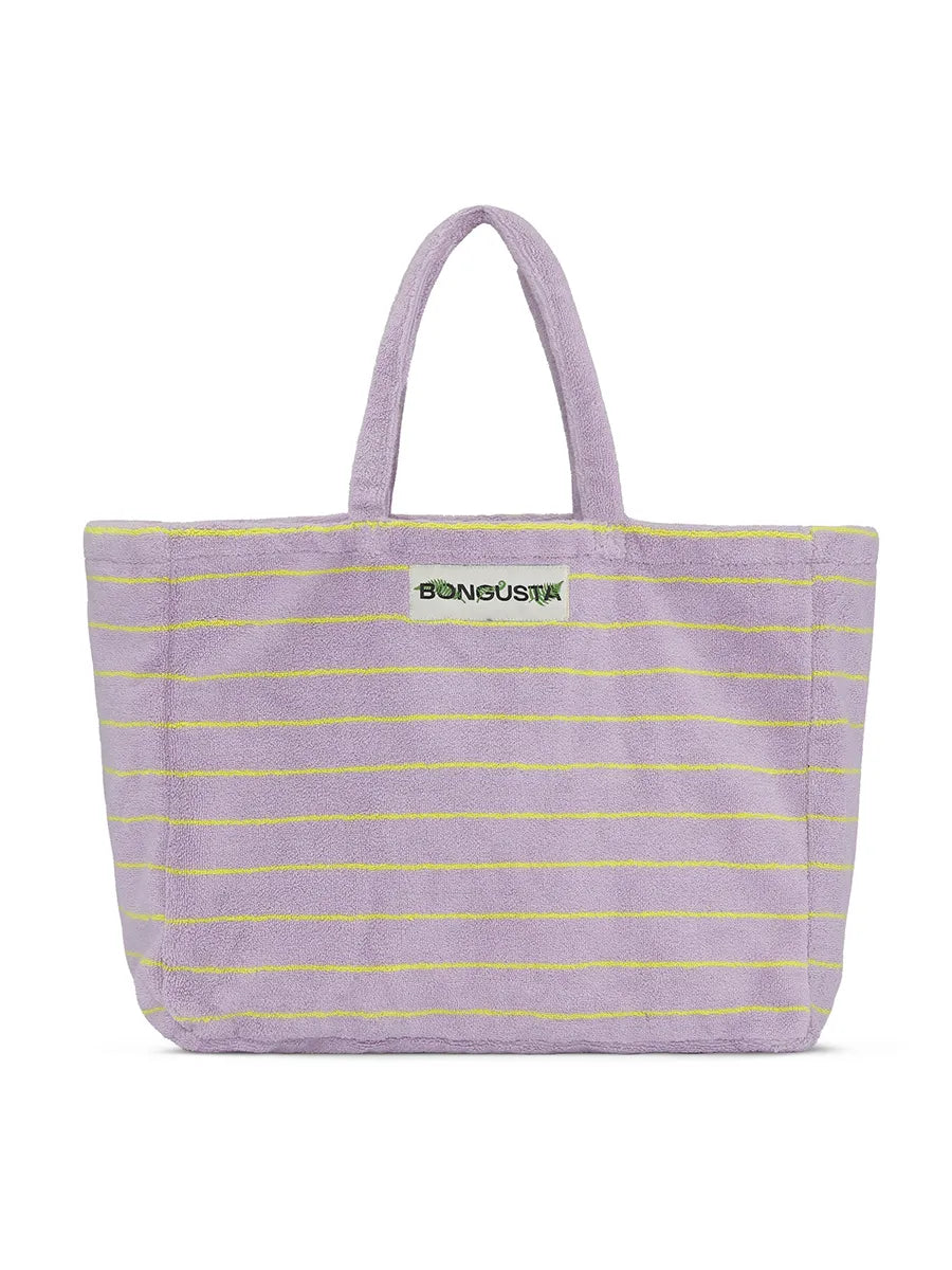 Naram Weekend bag - Lilac & Neon yellow fra Bongusta