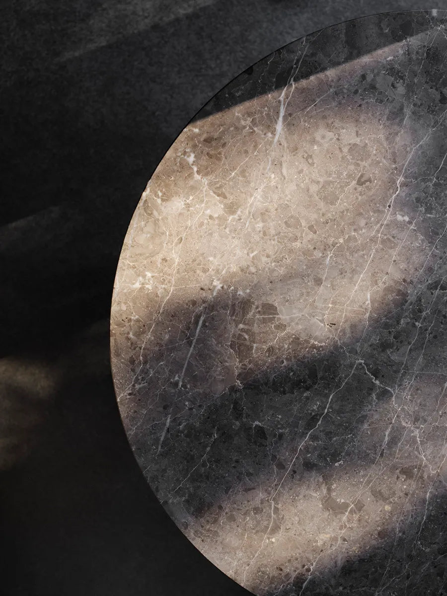 Florence sofabord Ø90, Gris Du Marais fra New Works