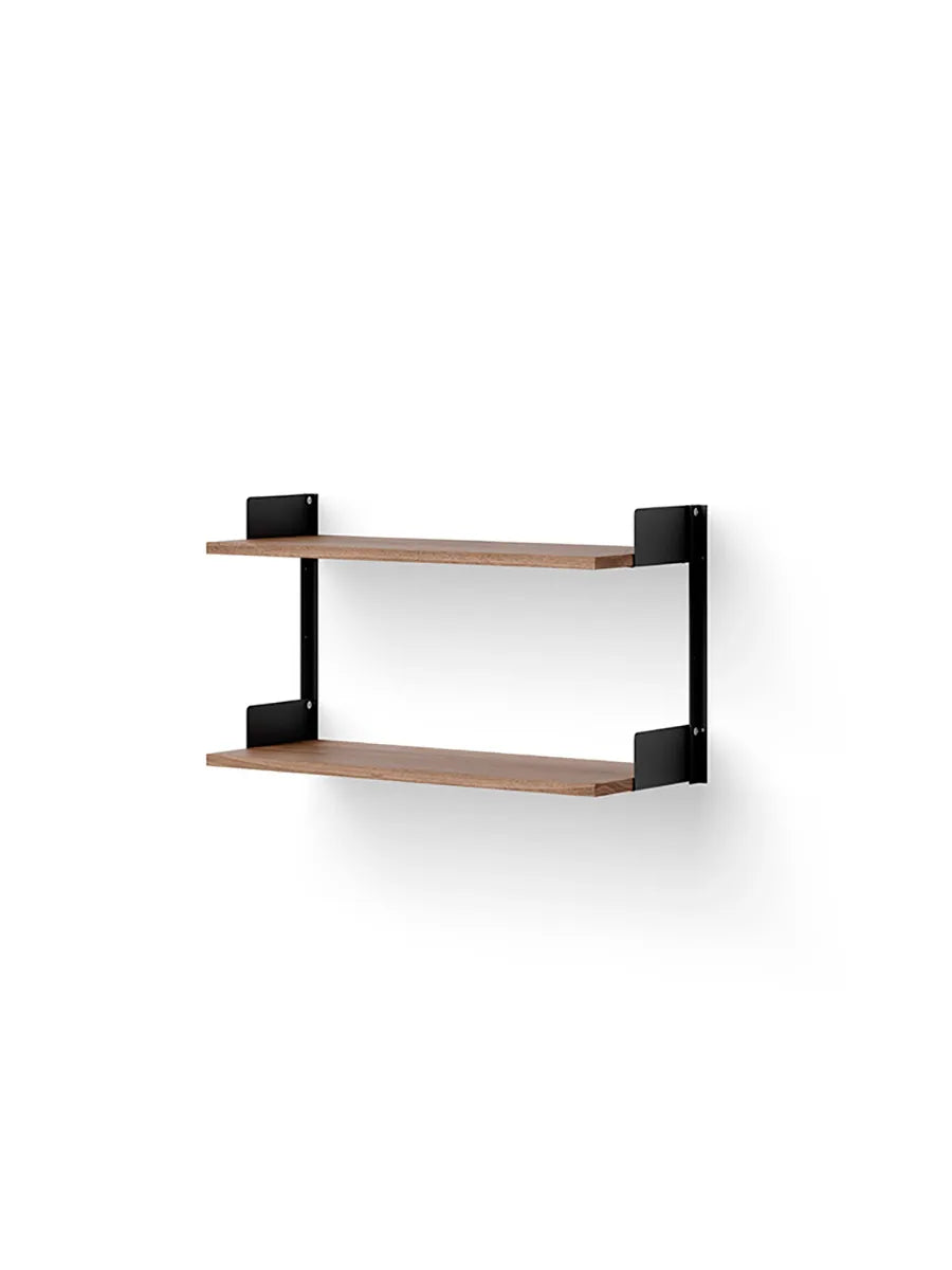 Wall shelf 450 fra New Works - Valnød-sort - Jacobsen Plus