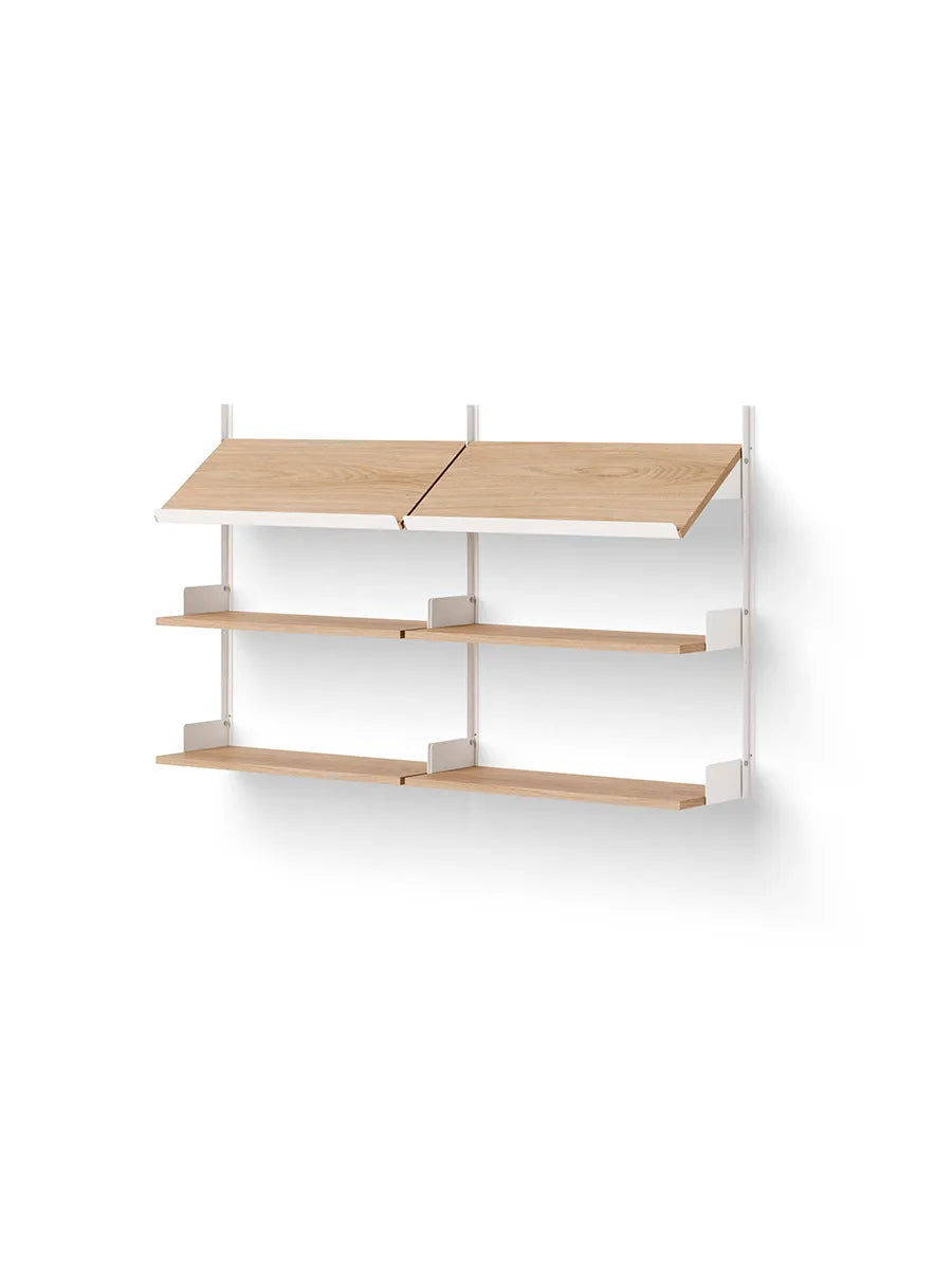 Office shelf fra New Works - Eg-hvid - Jacobsen Plus