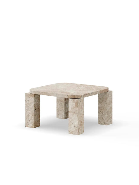 Atlas Sofabord 600x600, Unfilled Travertine fra New Works - 5 - Jacobsen Plus