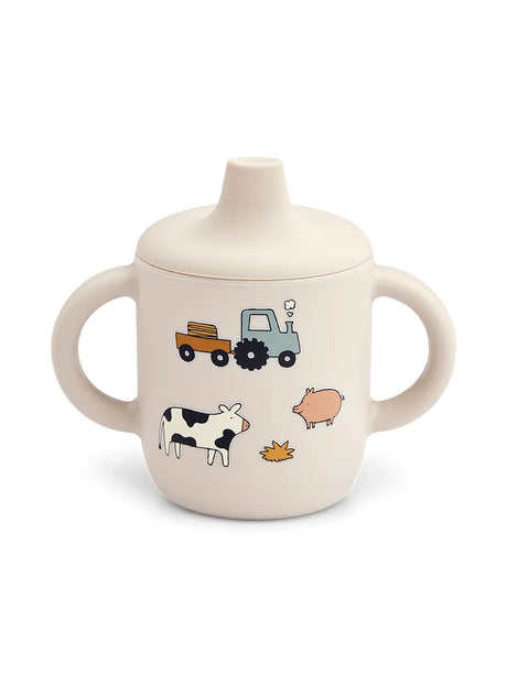 Neil Sippy Cup, Farm/Sandy fra Liewood - 1 - Jacobsen Plus