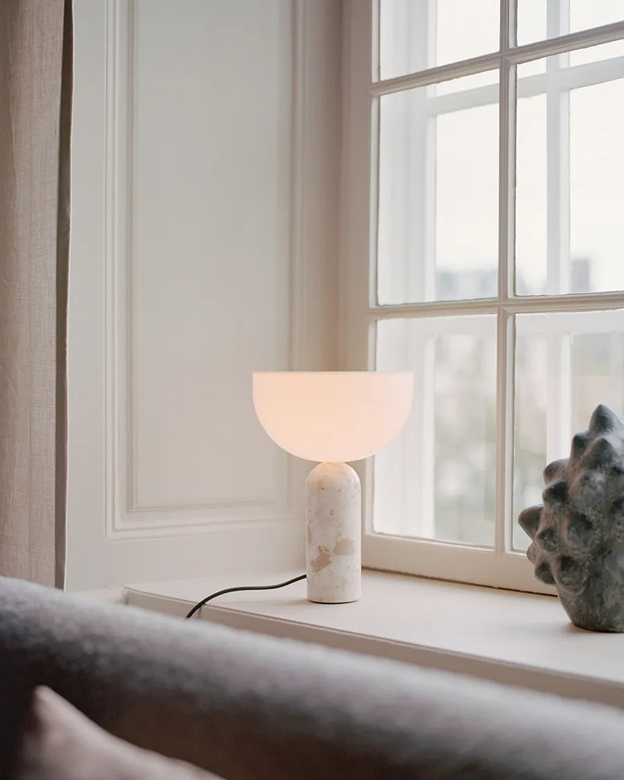 Kizu Bordlampe Small, Kunis Breccia Marble fra New Works - 2 - Jacobsen Plus
