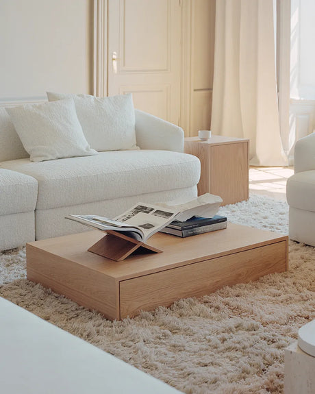 Mass Coffee Table Wide, oak fra New Works - 3 - Jacobsen Plus